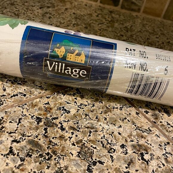 Village Strawberry Blueberry Flowers Print Wallpaper Drawer Lining Paper - Picture 13 of 16